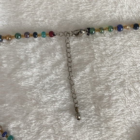 Beaded multicoloured necklace - Picture 4 of 12